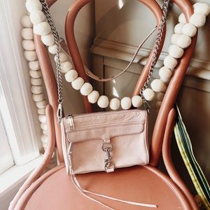 Rebecca Minkoff Mini MAC Light Pink Leather Bag